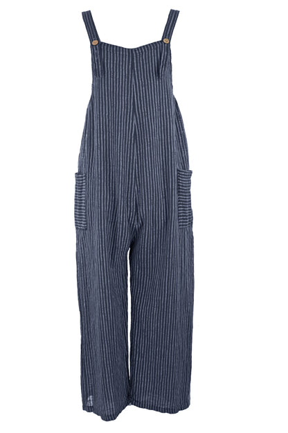 Stripes Cotton Dungaree