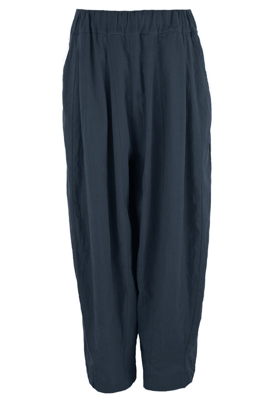 Panel Detail Linen Trouser