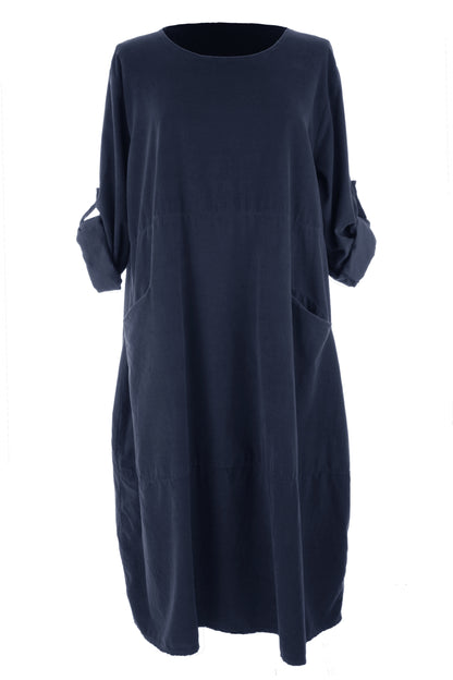 2 Pocket Corduroy Midi