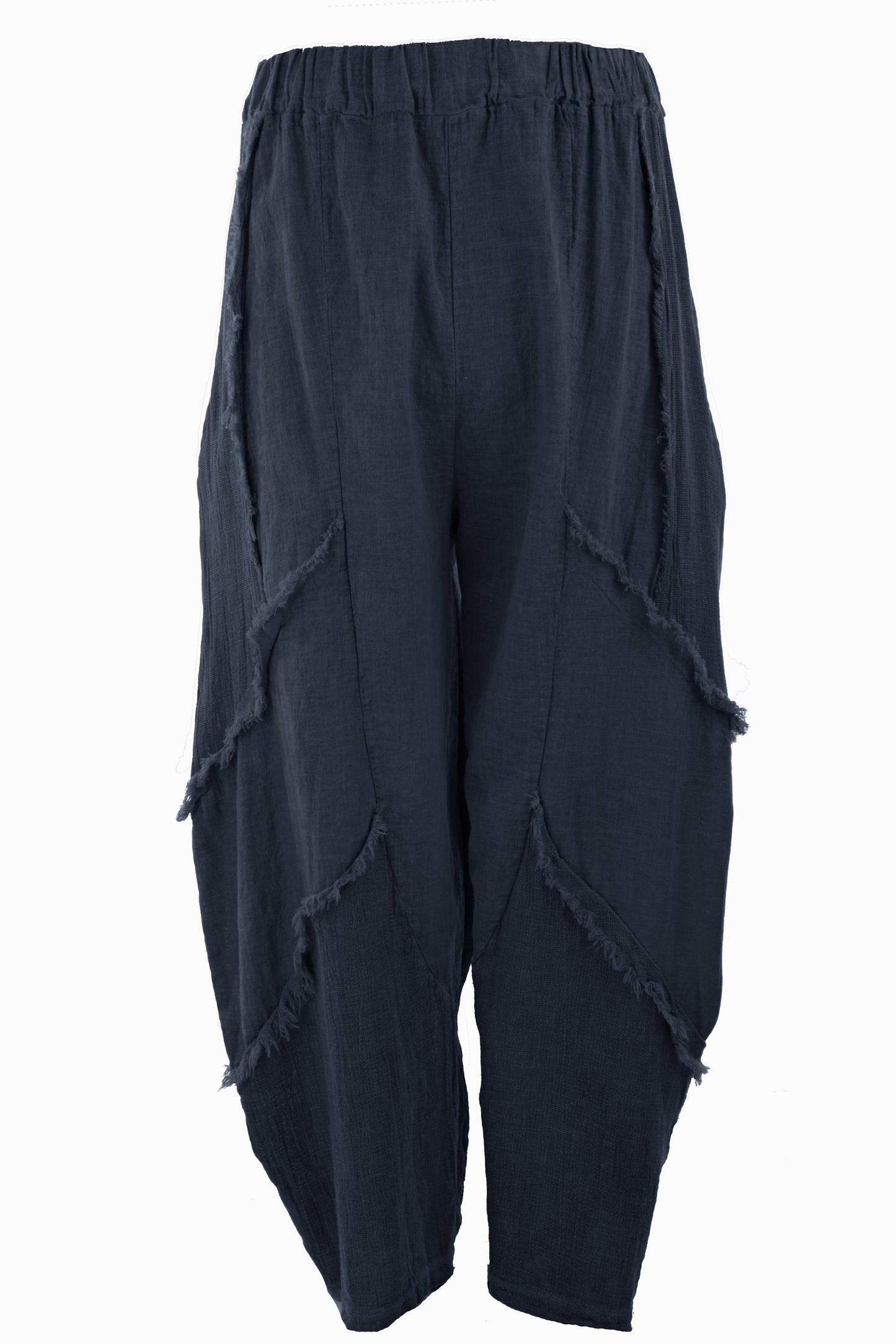 Teabag Linen Panel Trouser
