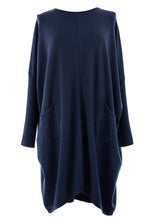 Load image into Gallery viewer, 2 Diamante Pocket Jumper Dress
