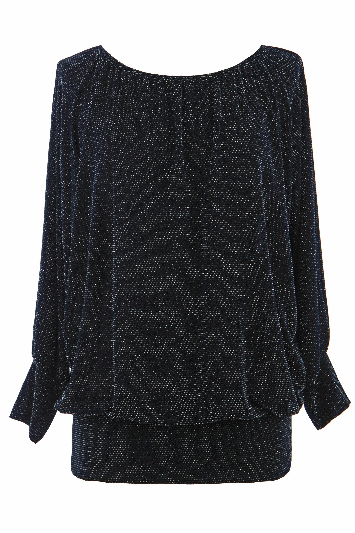 Pleat Detail Lurex Top