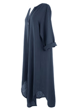 Load image into Gallery viewer, One Button Detail Midi Dress
