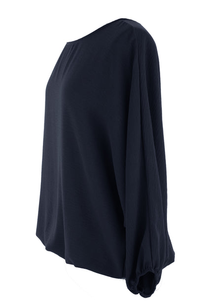 Puffball Hem Necklace Top