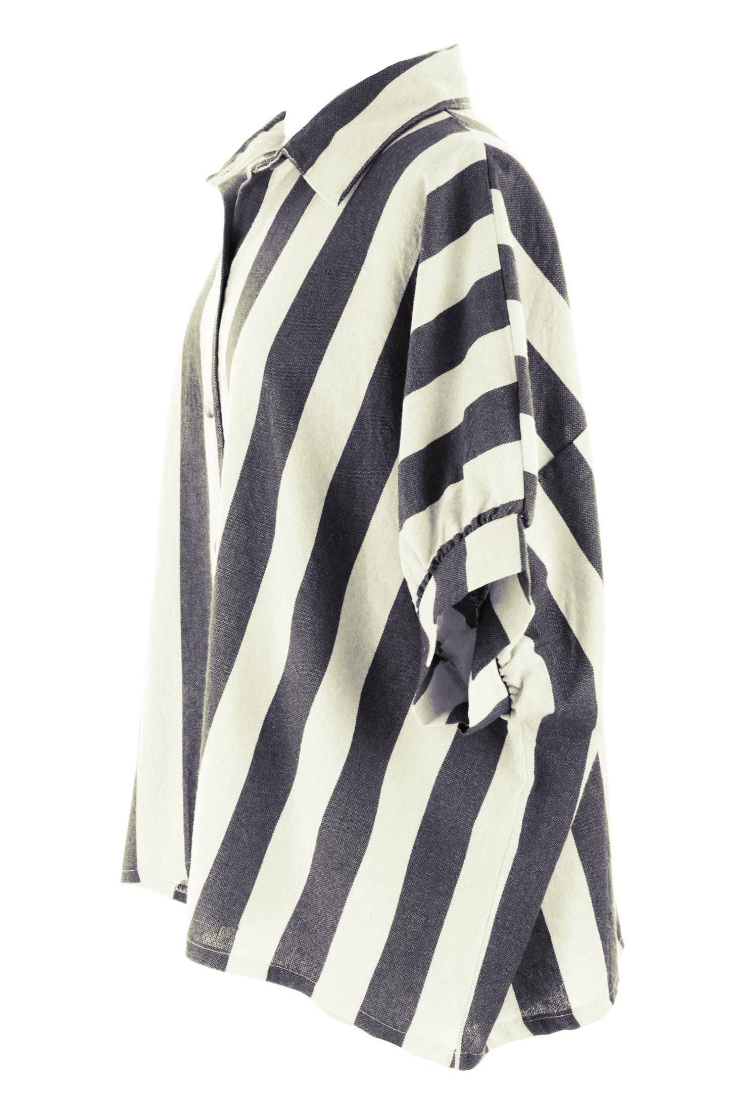 Woven Stripe Cotton Shirt