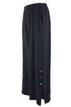 Load image into Gallery viewer, Tab Button Detail Linen Trouser

