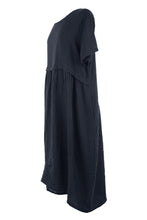 Load image into Gallery viewer, Pleat Detail Linen Dress

