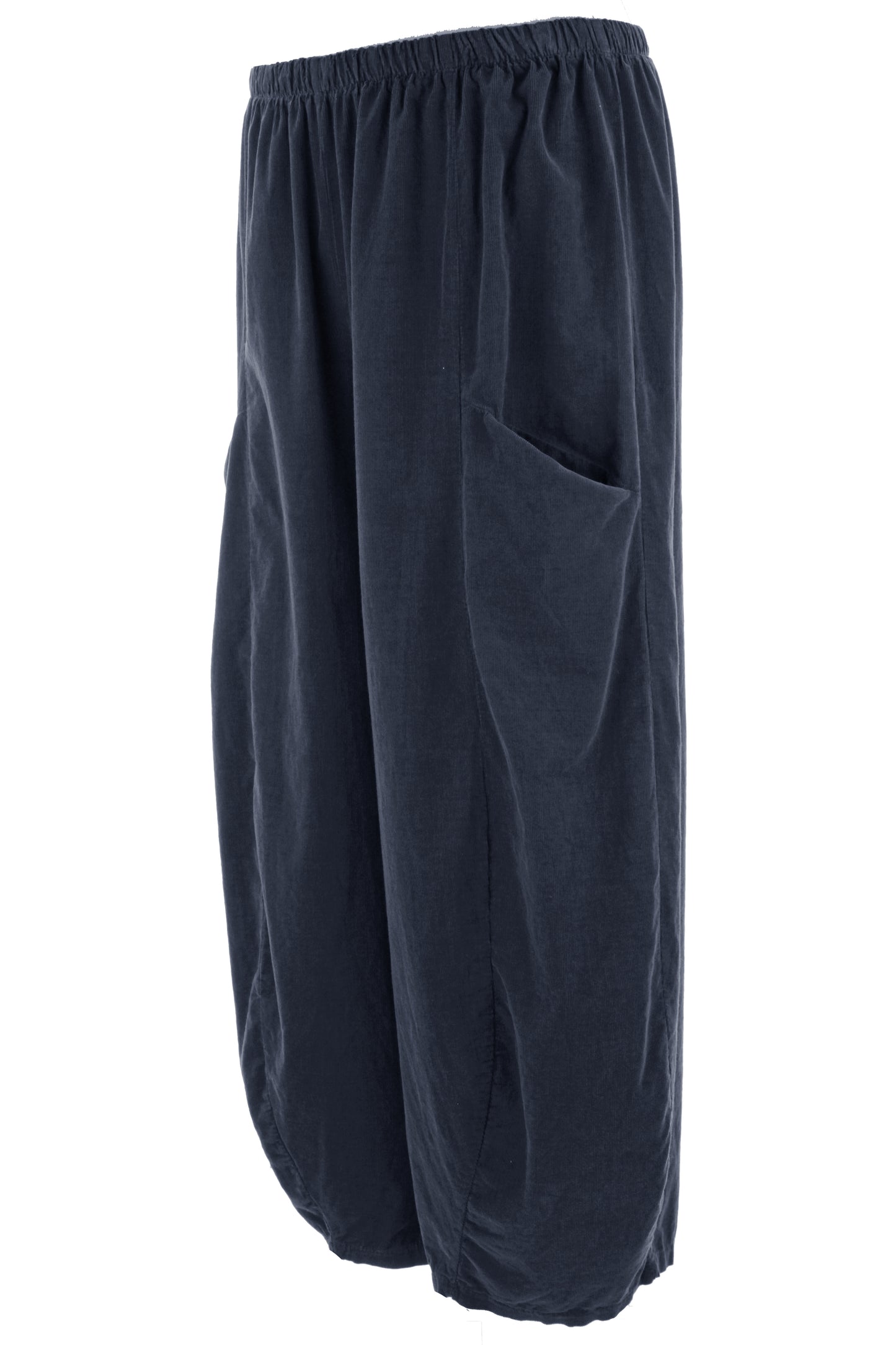 2 Slit Pocket Barrel Leg Corduroy Trouser
