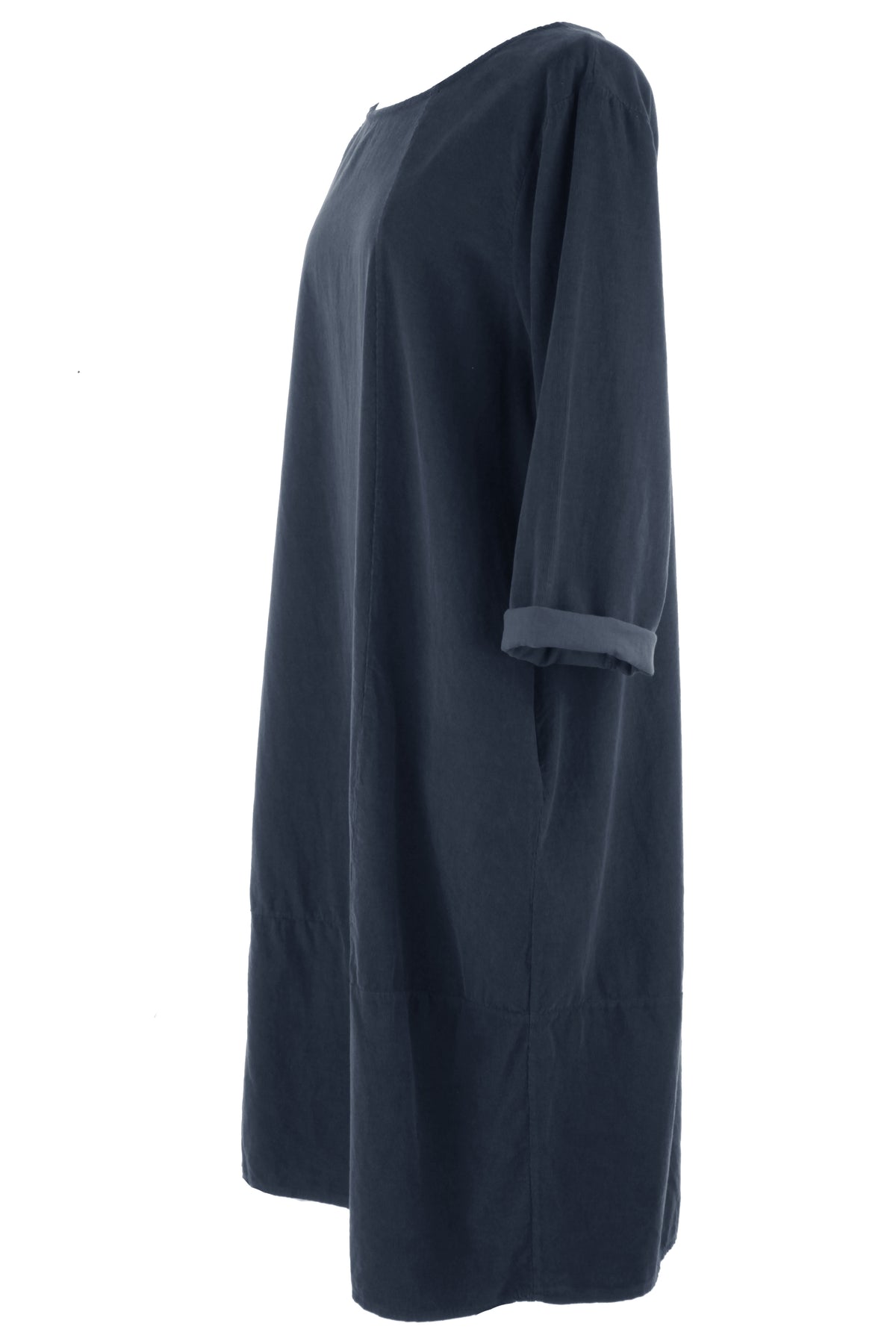 3/4 Sleeve Corduroy Dress
