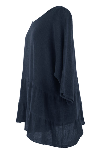 Tiered Teabag Linen Top