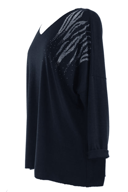 Diamante Shoulder Jumper