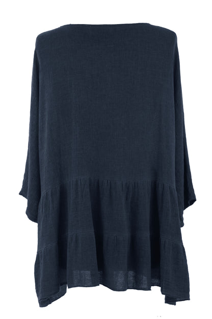 Tiered Teabag Linen Top