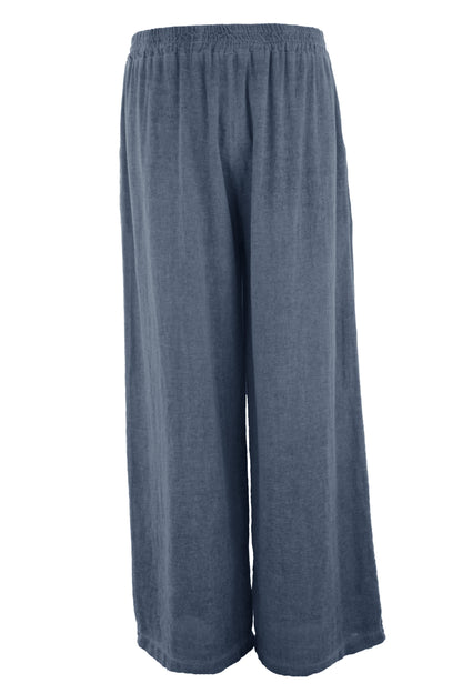 2 Crochet Pocket Linen Trouser