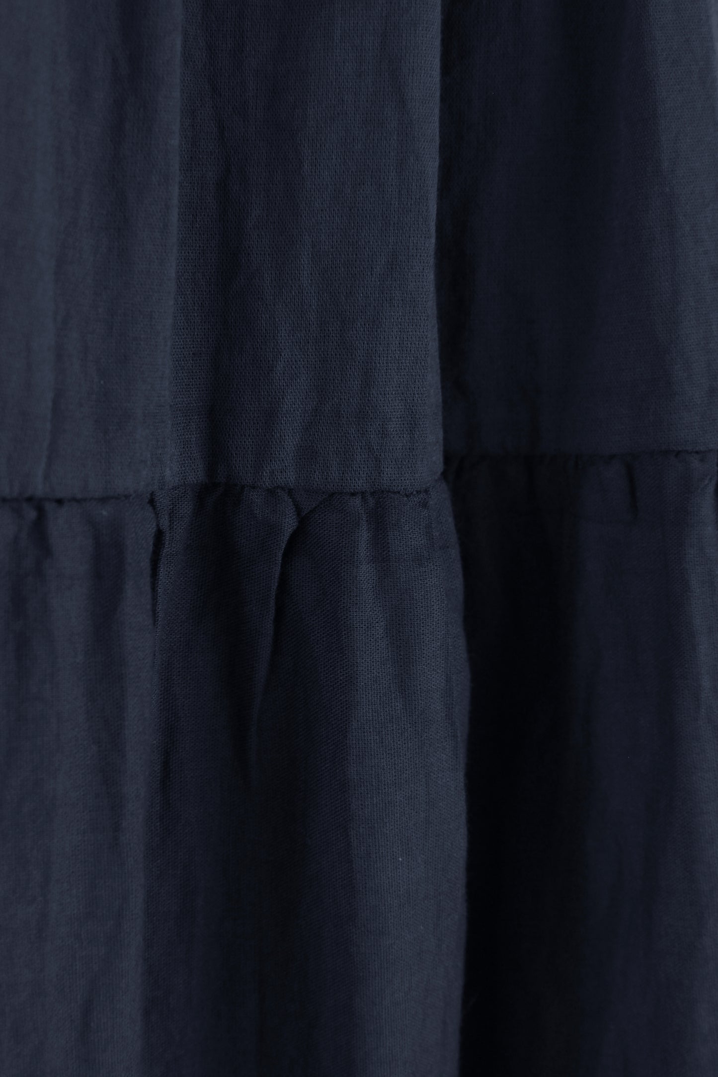 Tiered Midi Skirt with Belt