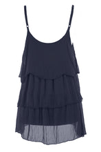 Load image into Gallery viewer, Ruffle Silk Vest
