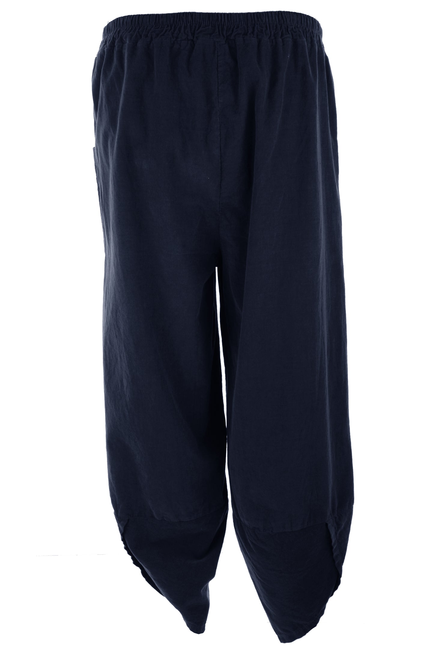 Tulip Ankle Barrel Leg Corduroy Trouser