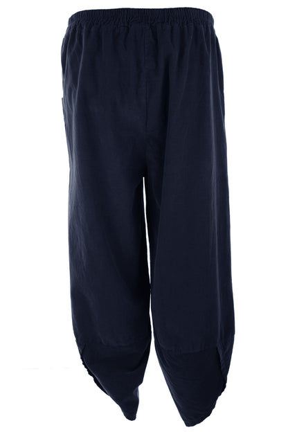 Tulip Ankle Barrel Leg Corduroy Trouser