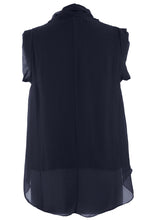 Load image into Gallery viewer, Sleeveless Cowl Neck Silk Top
