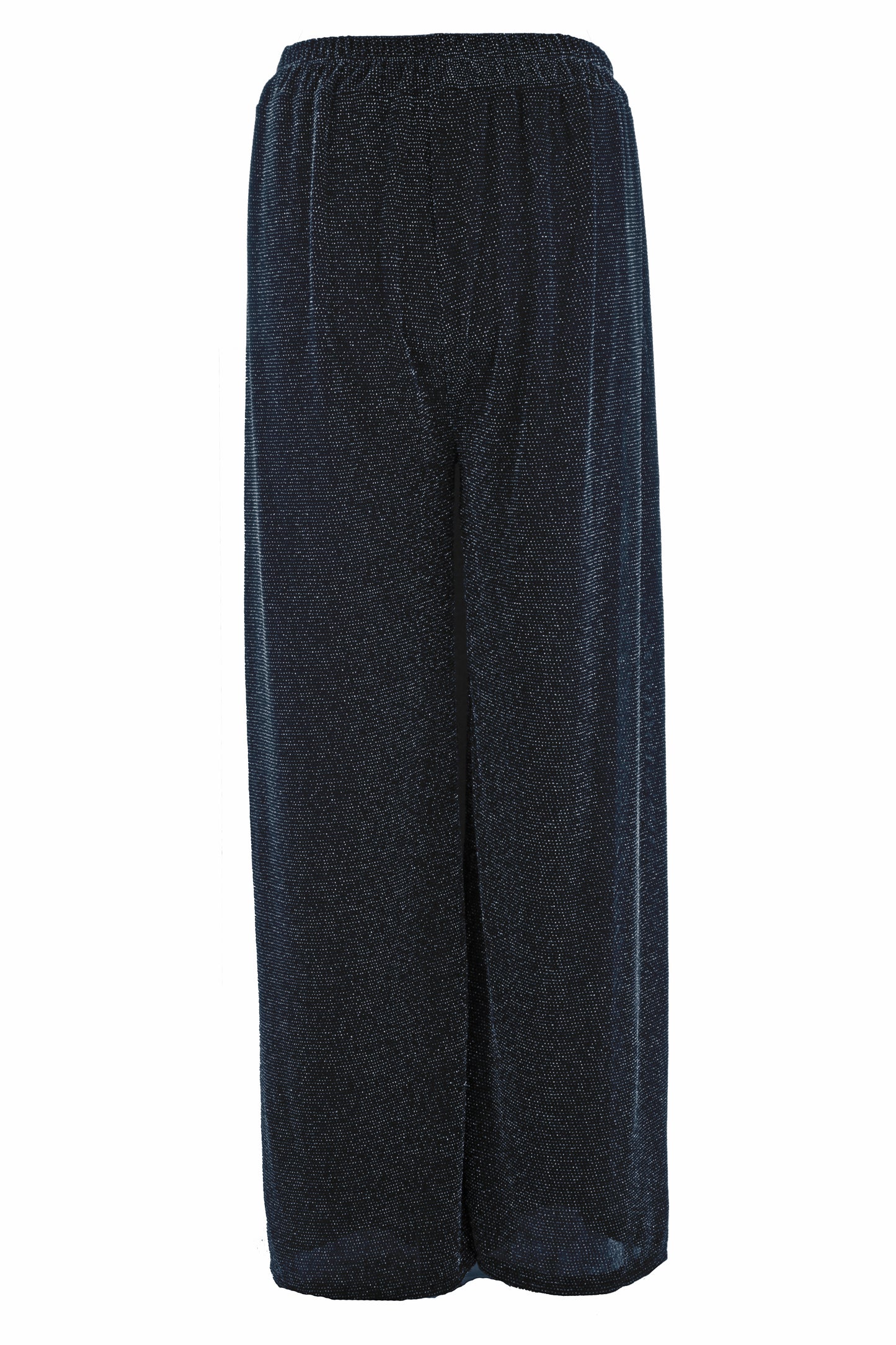 Wide Leg Lurex Trouser