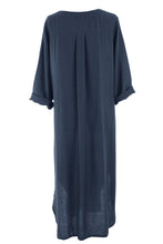 Load image into Gallery viewer, One Button Detail Midi Dress
