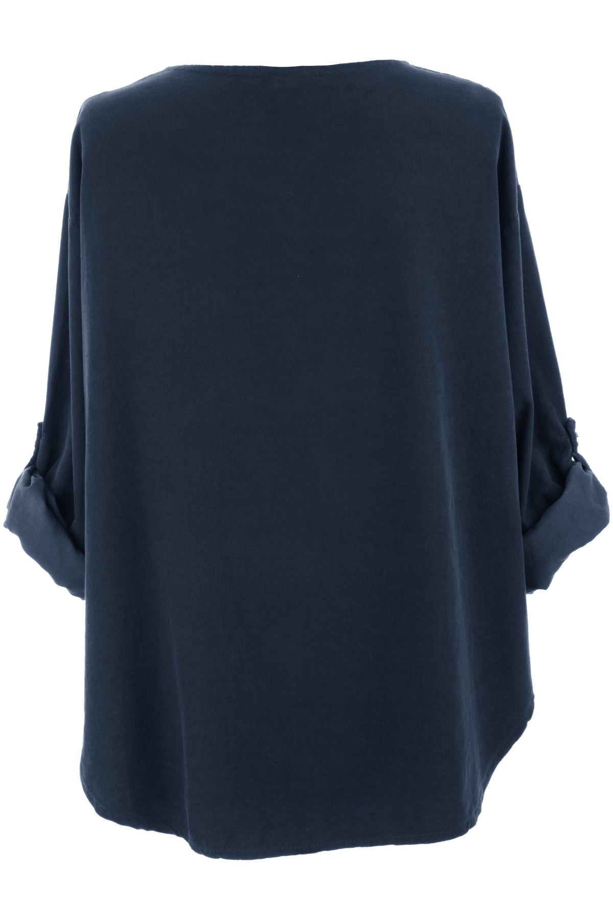 Button Detail Layer Corduroy Top