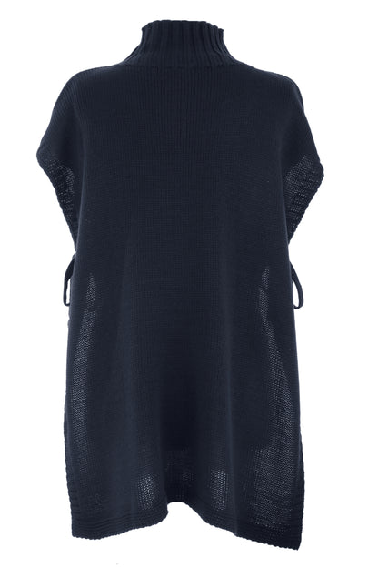 Side Tie Tabard Poncho