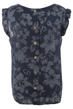 Load image into Gallery viewer, Floral Sleeveless Cotton Top
