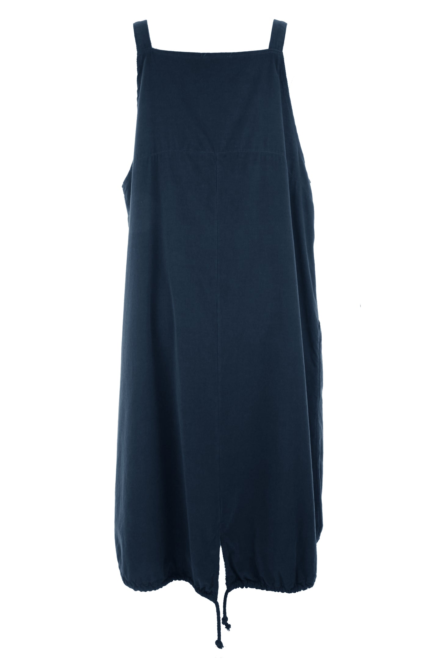 Corduroy Pinafore Midi Dress