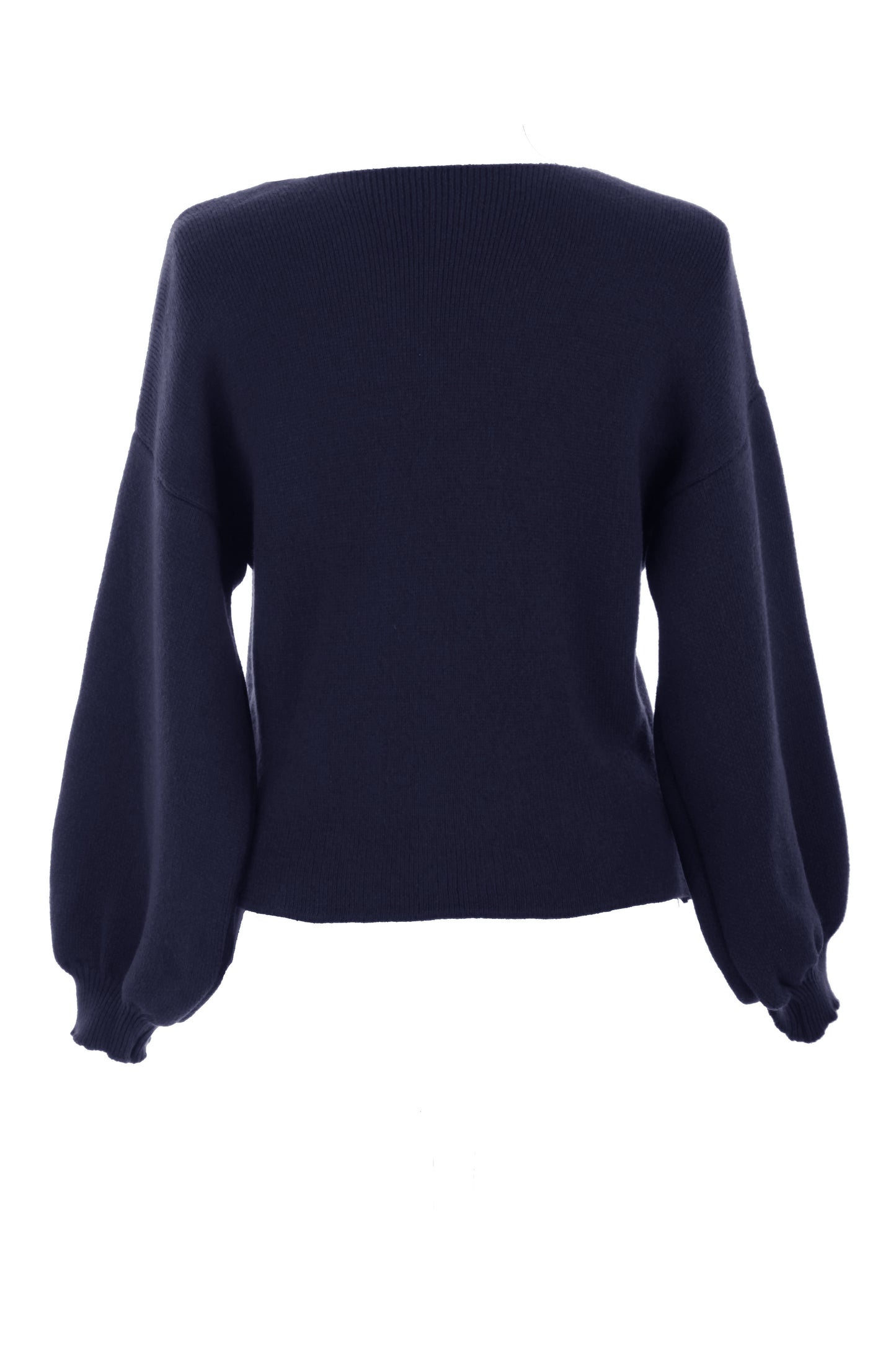 V Neck One Button Knit Cardigan
