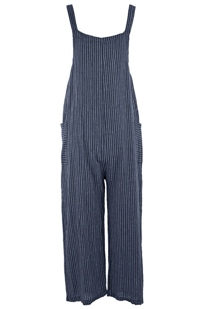 Stripes Cotton Dungaree