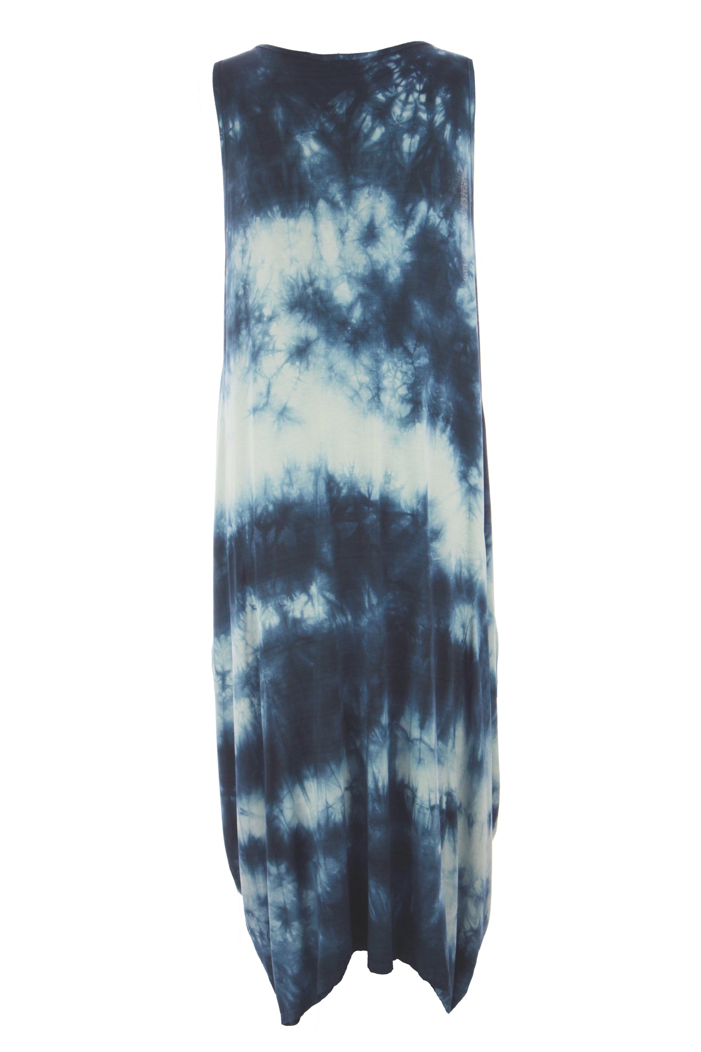 Sleeveless Tie Dye Midi Dress