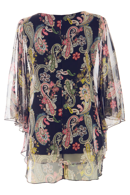 Paisley Print Blouse