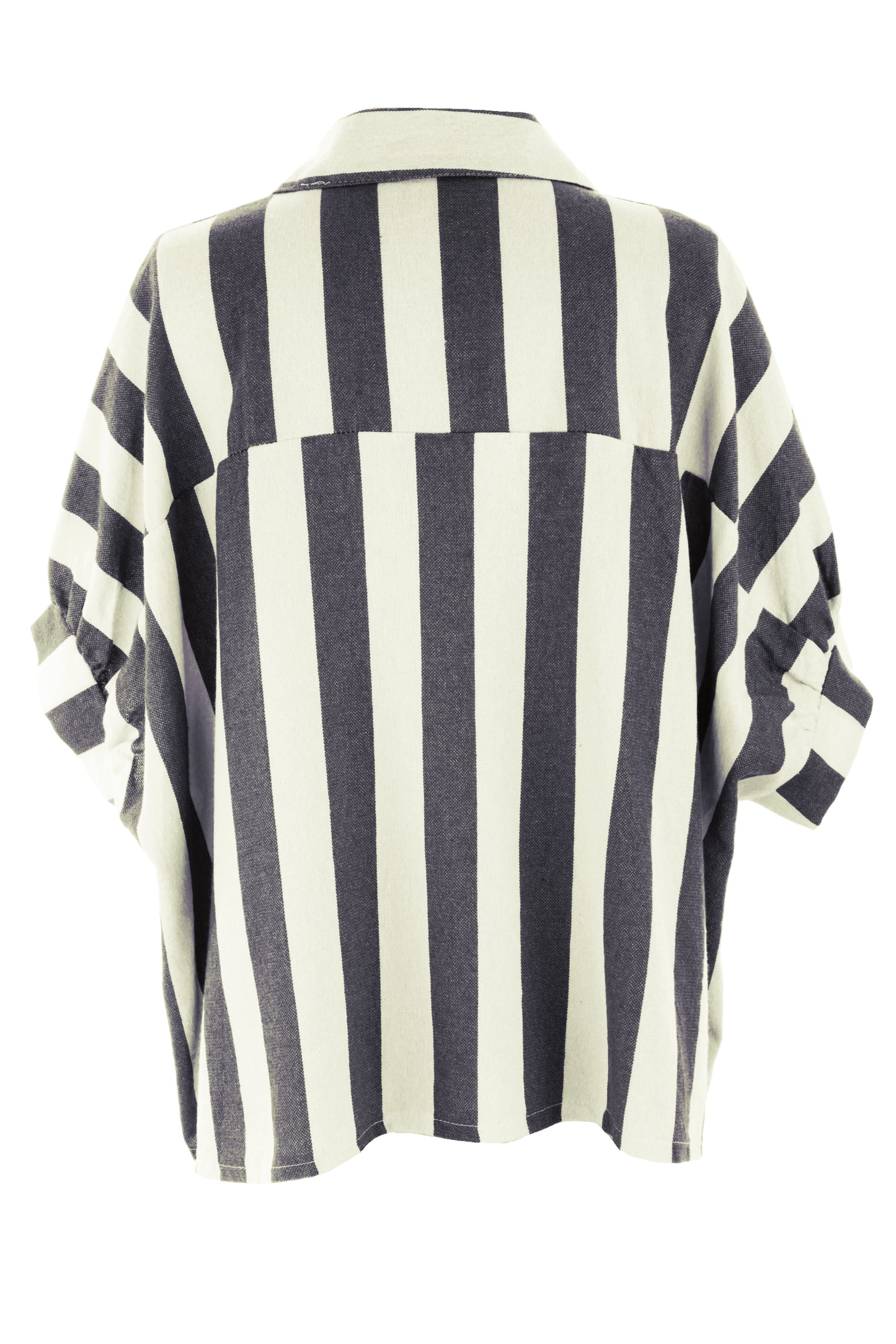 Woven Stripe Cotton Shirt