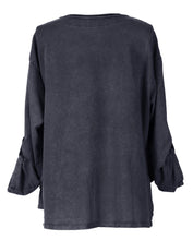 Load image into Gallery viewer, Tab Button Sweatshirt

