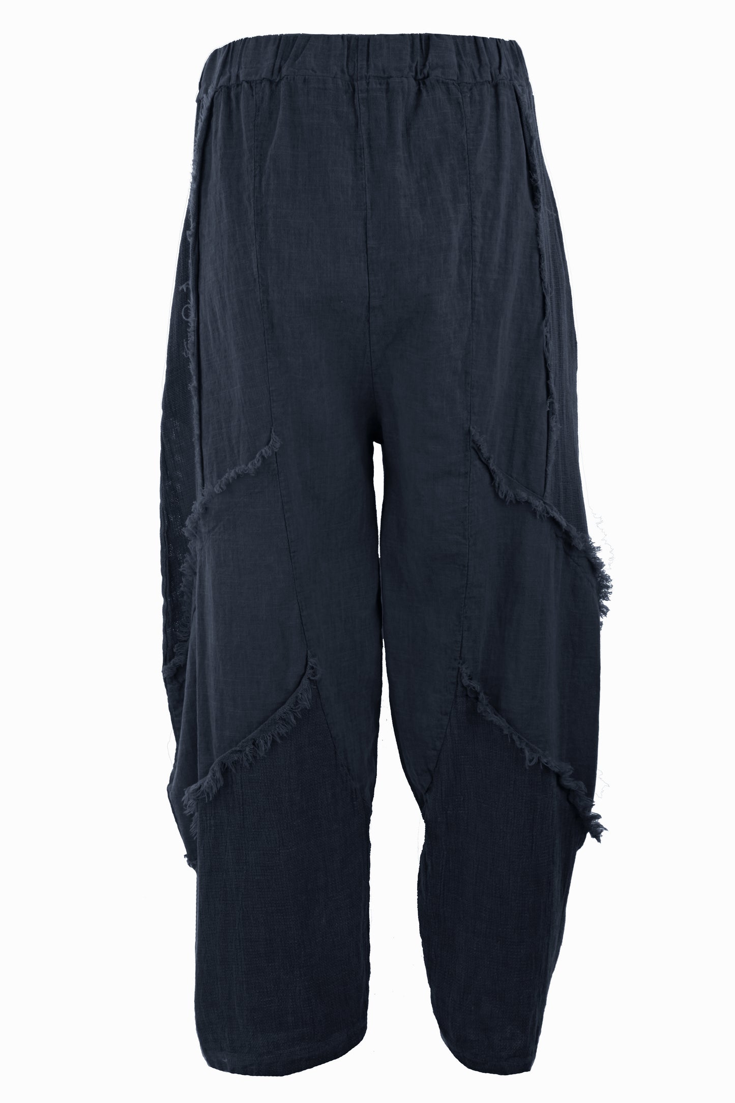 Teabag Linen Panel Trouser
