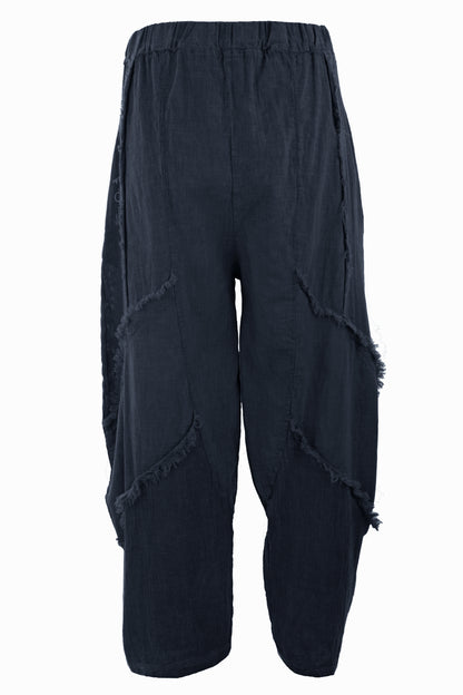 Teabag Linen Panel Trouser