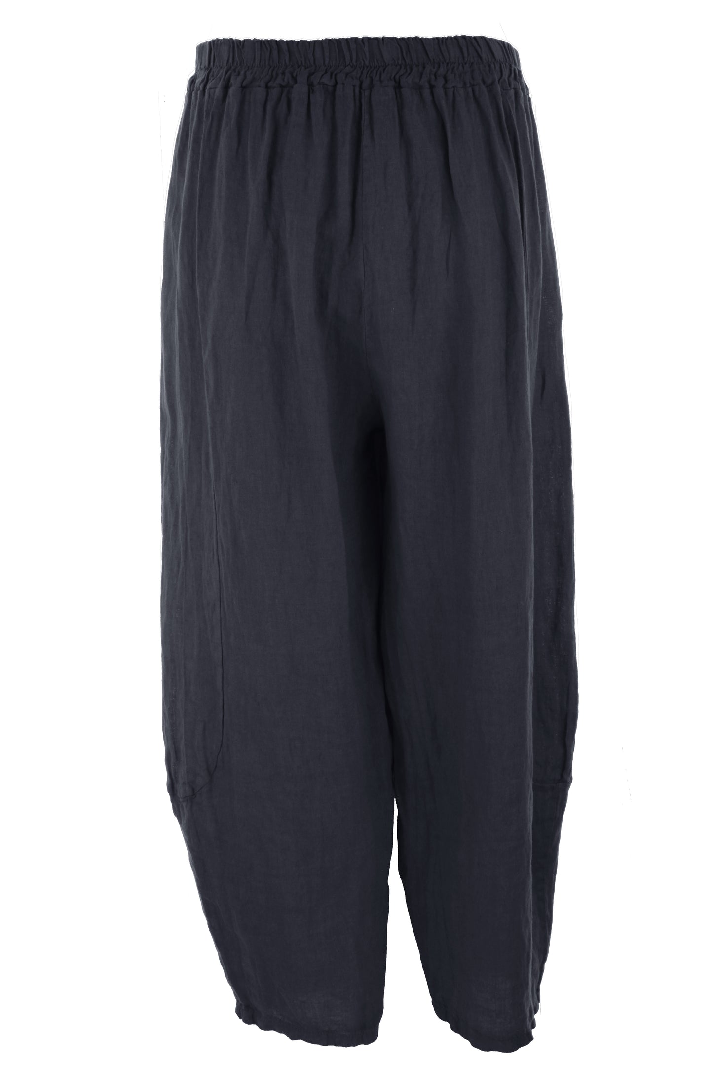 2 Pocket Barrel Leg Linen Trouser