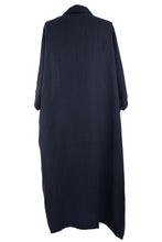 Load image into Gallery viewer, Batwing Collar Tulip Linen Midi
