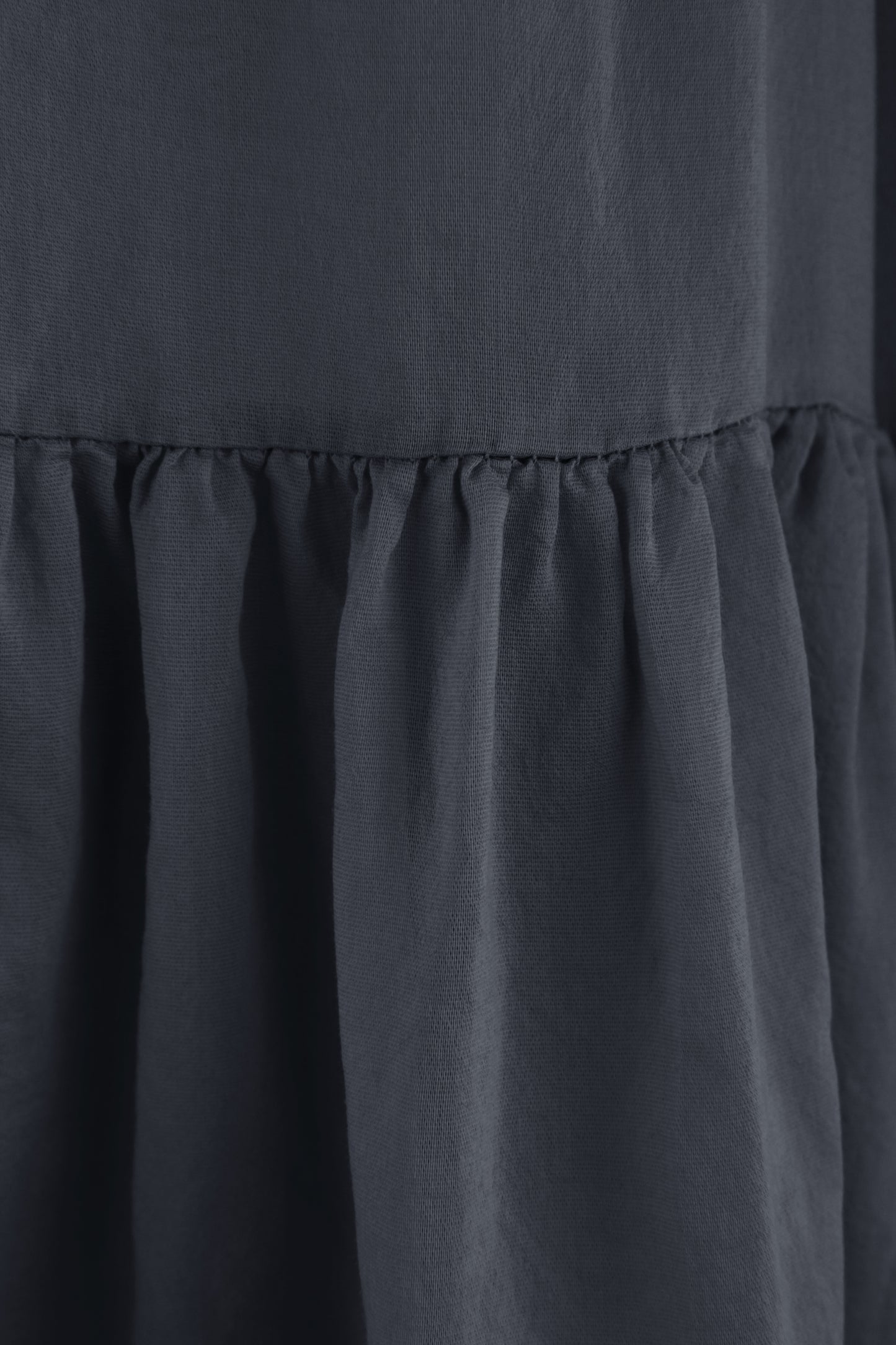 Tiered Silk Skirt