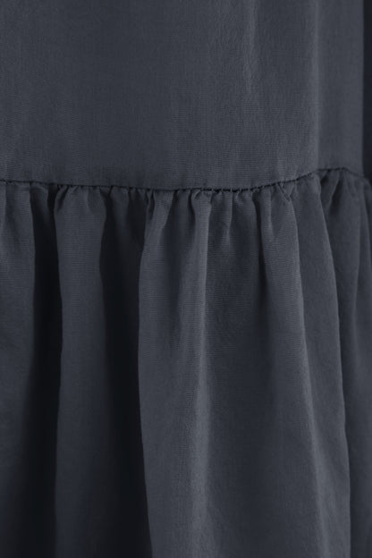 Tiered Silk Skirt