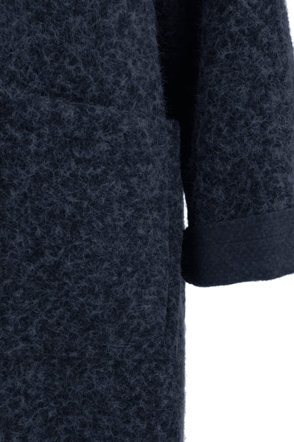 Collar 2 Button Textured Coat