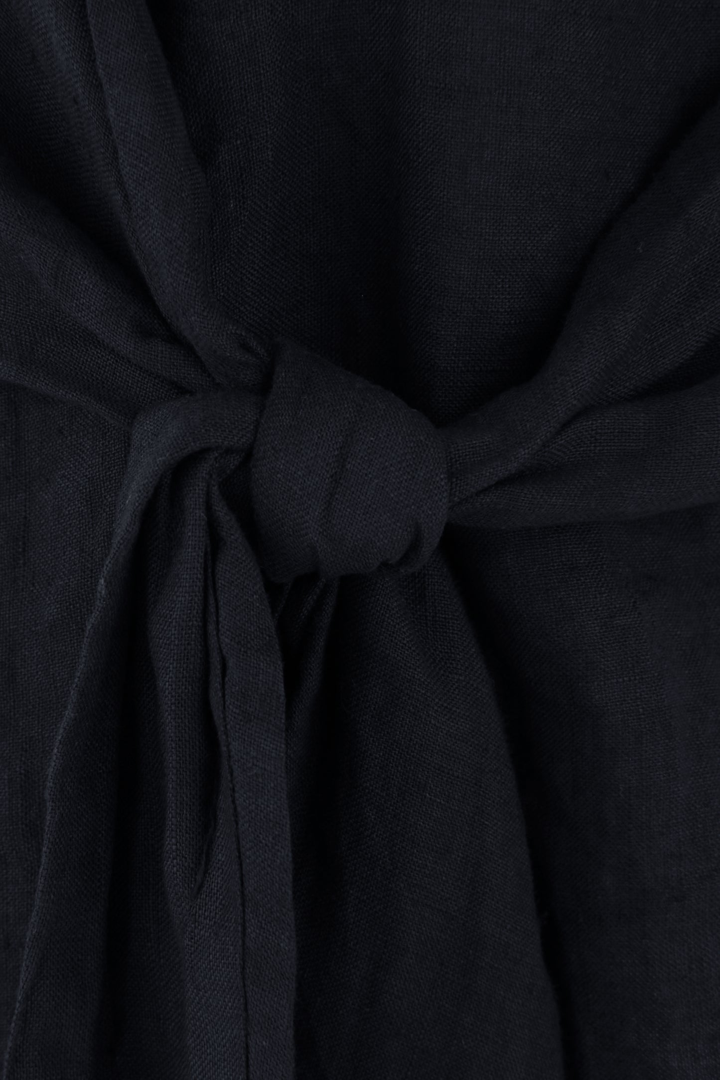 Sleeveless Side Tie Linen Top