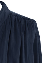 Load image into Gallery viewer, Ruched Shoulder Cotton Top
