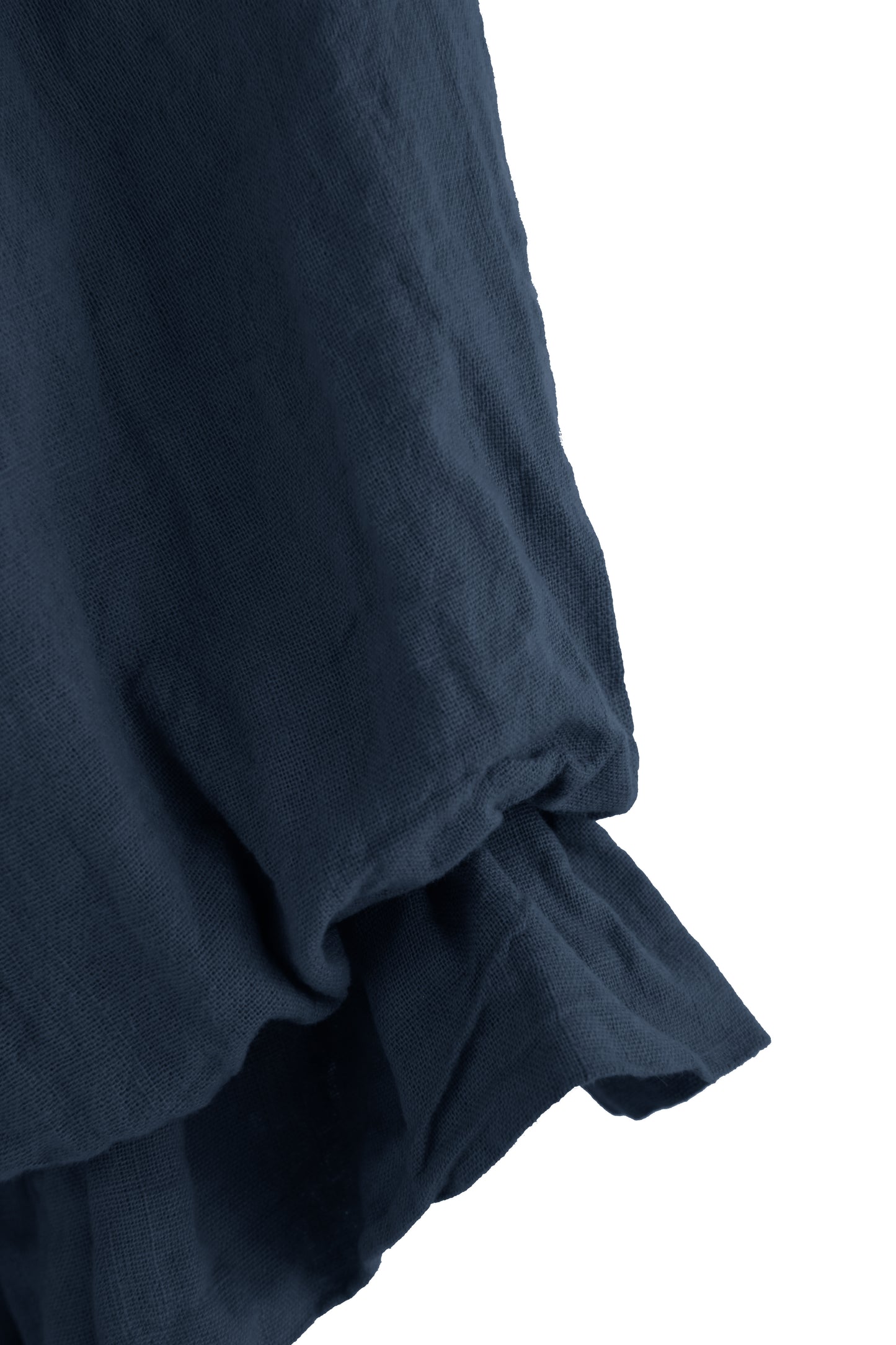 3/4 Balloon Sleeve Linen Shirt