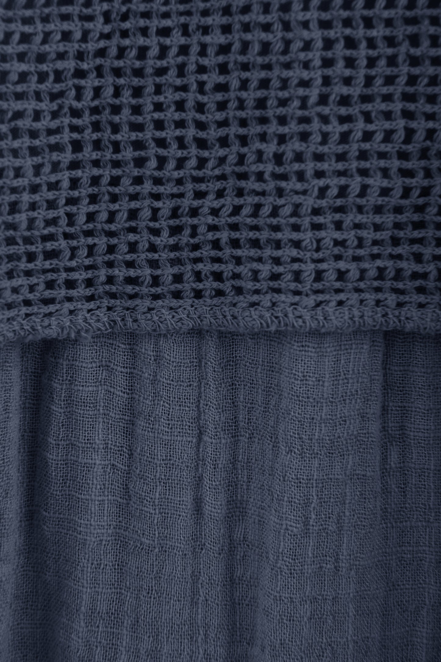 Mesh Shrug Cotton Midi