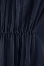 Load image into Gallery viewer, Ruched Front Silk Dress
