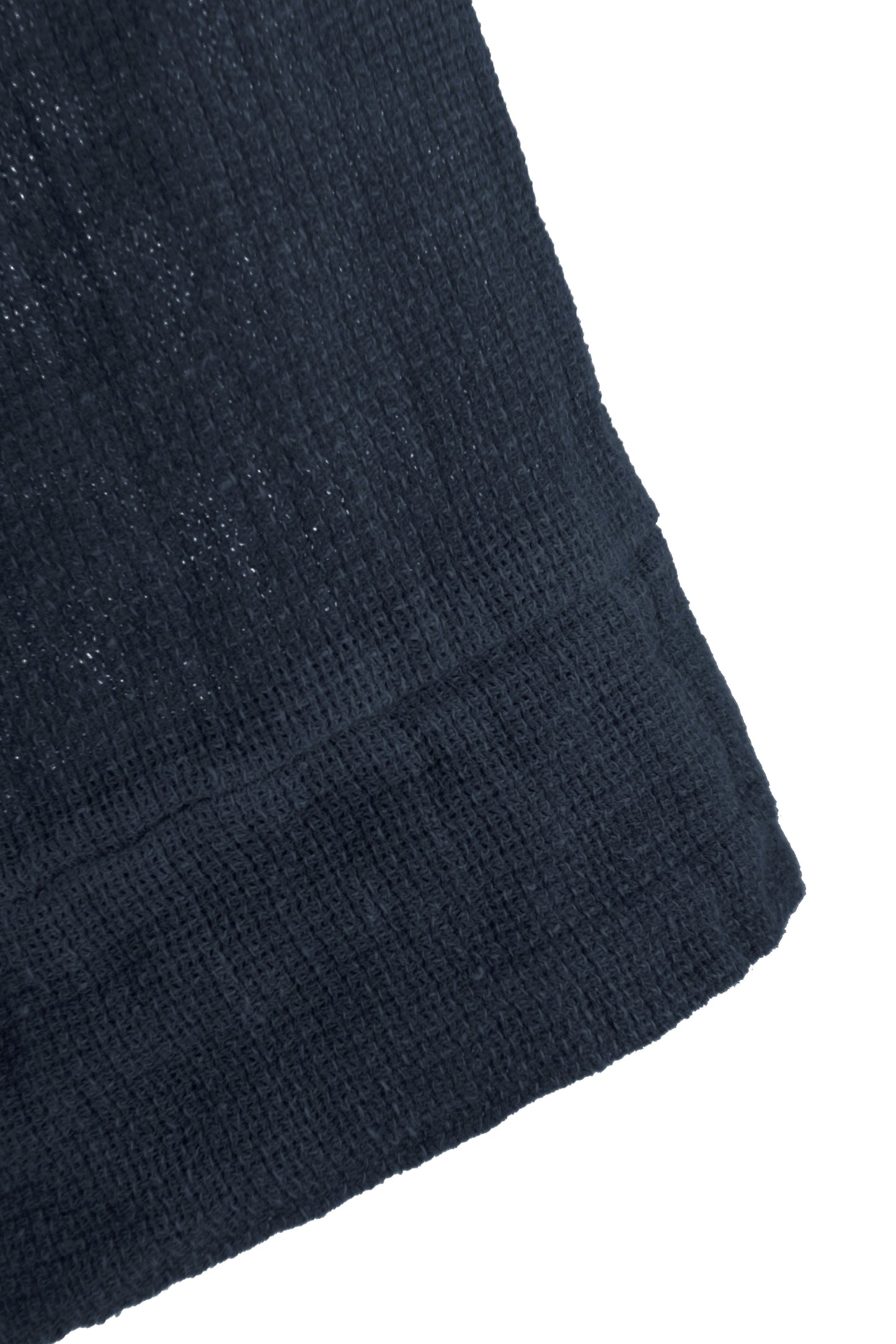 One Button Teabag Linen Jacket