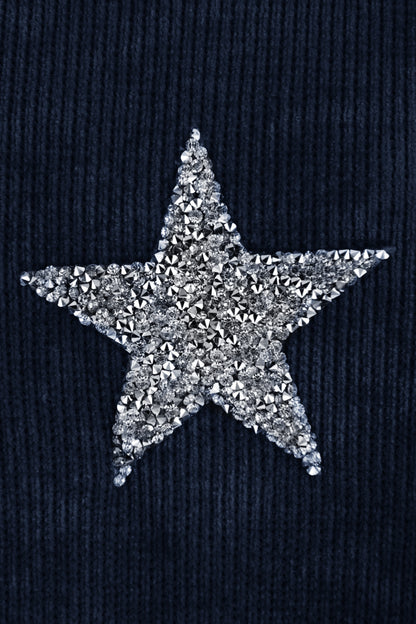 Star Detail Chenille Top