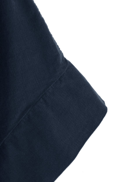 Slash Cowl Neck Corduroy Top