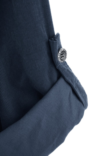 Button Detail Layer Corduroy Top
